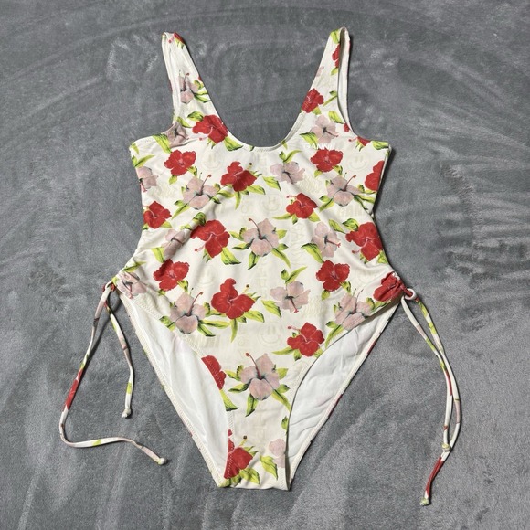 Ganni Other - GANNI Floral One Piece‎ Swim Suit Allover Print Logo Size 40EU US 8